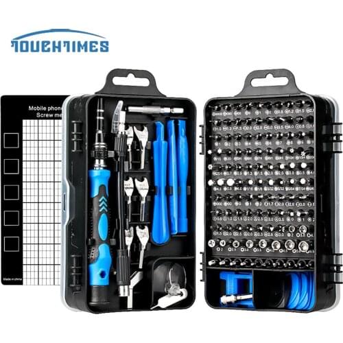 138 IN 1 Multifunctional Precision Screwdriver For PC iPhone Samsung Xiaomi With 110 Mini Bits Repair Hand Tools