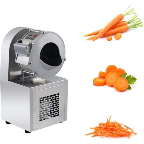 220V Commercial Multi-function Automatic Cutting Machine Electric Potato Radish Cucumber Slicer shred Vegetable Cutter