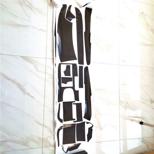 29PCS 5D Glossy Carbon Fiber Style Car Interior Kit Cover Trim For Honda Accord 2008-2012