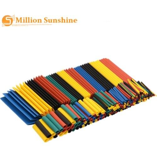 328pcs Heat Shrink Tubing Tube Wire Insulation Sleeving Kit Car Electrical Shrinkable Cable Wrap Set Assorted Polyolefin RPI157