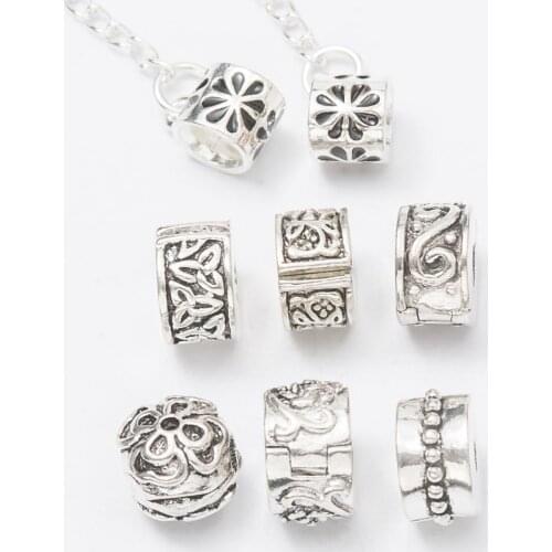 5Pcs/Lot Silver Plated Positioning plug Charms Beads European DIY Beads Fit Pandora Charms Bracelets & Bangle Fashion Jewelry js1032