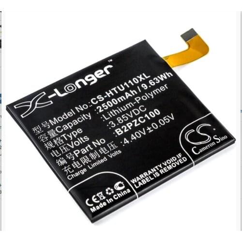 Cameron Sino 2500mah battery for HTC 2PZC 2PZC100 601HT U11 TD-LTE U-3f 35H00271-00M B2PZC100