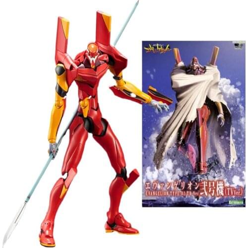 Kotobukiya Kp437 1/400 Eva-02 Machine Tv Ver. Height Approx. New Century Evangelion Limited 19Cm Anime Action Figure Kids Toys