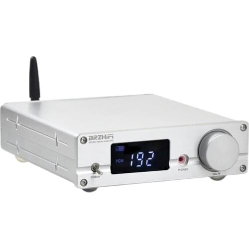 BRZHIFI DAC ES9038PRO Hi Fi Decoder Bluetooth 5.0 DSD512 USB PCM32Bit 384KHZ COAX Hi Res Digital Audio Decode Support LDAC APTX