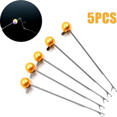 5Pcs Baiting Needles Carp Fishing Boilie Needles Lead Core Rigs Splicing Tools Carp Fishing Lead Core Rigs Making Tools