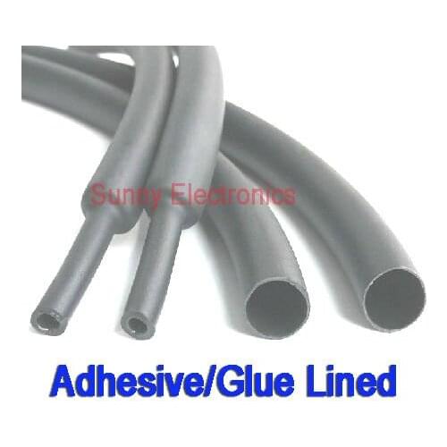 Dual-Wall 3:1 Polyolefin Adhesive Lined Heat Shrink Tubing Kit 65 Count 8 Sizes free shipping