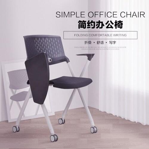 Training chair with table boardTraining chair with writing board table and chair integrated folding conference chair with table