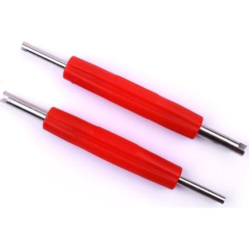 Hot 2Pcs Tire Valve Core Removal Tool Tire Repair Tool Wrench R12 R134A Air Conditioning Repair Tool Valve Core Screw Driver