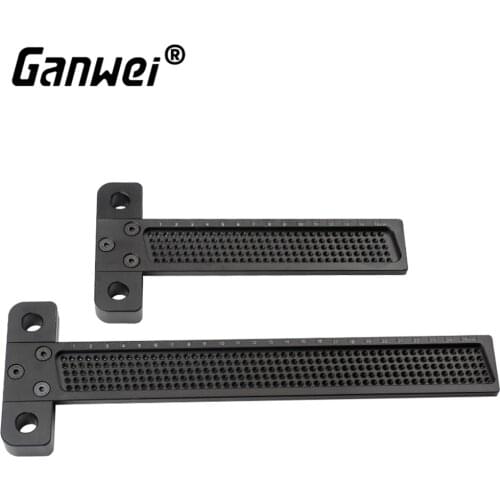 Ganwei Woodworking Scriber T-type Hole Line Ruler Multifunction Ruler Marking Gauge Woodworking Tools