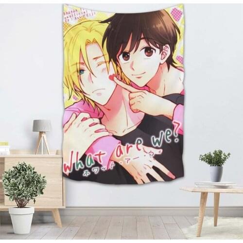 Banana Fish Tapestry Wall Hanging Decor Wall Cloth Tapestries Home Decoration Accessories Psychedelic Carpet Decorative 0511