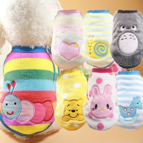 Dog Clothes Chihuahua Soft Cartoon Dog Sweaters for Small Dogs Cat Puppy Warm Clothing for Pet Dog Clothes Autumn Winter Sweater