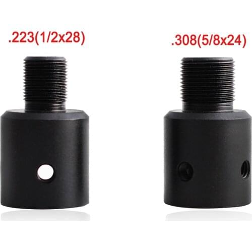 Ruger 1022 10/22 Barrel End Thread Protector Muzzle Brake Adapter 1/2x28 5/8x24 Combo .223 .308 Compensator