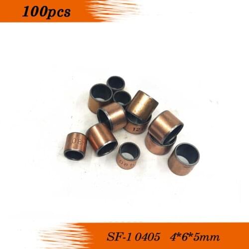 SF-1 0405 4*6*5 Oilless bush DU Self-lubricating bushing Sintered bush Size 4*6*5mm sliding bearing