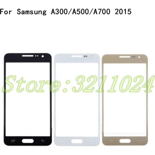 Top Quality For Samsung Galaxy A3 A5 A7 2015 A300 A500 A700 Outer Replace Glass LCD Front Touch Screen Glass Sensor (No tools)