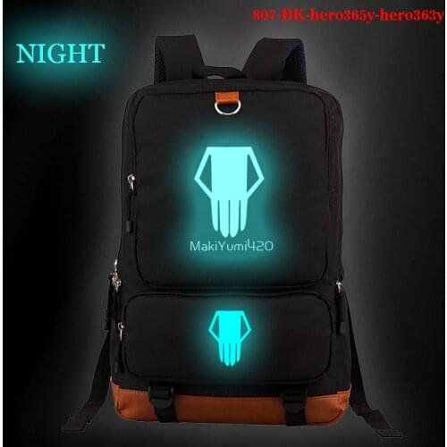 My Hero Academia Luminous Backpack School Student Bag Travel Laptop Backpack My Hero Academia Cosplay Large Capacity Bag Mochila