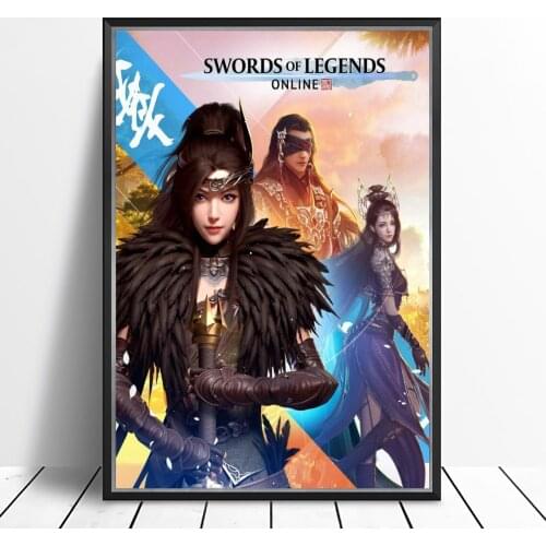 Swords of Legends Online Video Game Canvas Poster Home Wall Painting Decoration (No Frame)