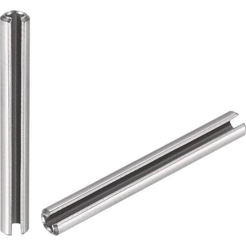 Uxcell M2 x 16mm 304 Stainless Steel Split Spring Roll Dowel Pins Plain Finish 20Pcs