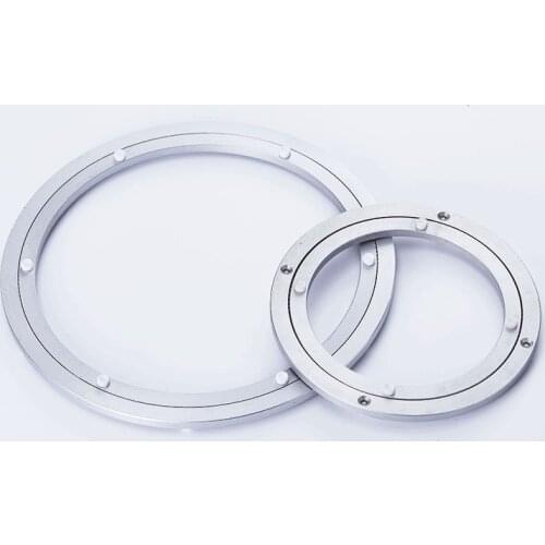 Aluminum Turntable Display Rack Swivel Plat Table Rotary Glass Rotating Base Rotating Bearing Turntable Furniture Accessories