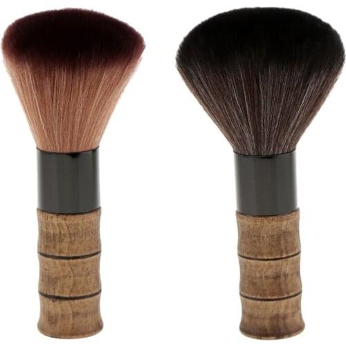 Premium High Quality Synthetic Hair Facial Makeup Tool, Barber Hair Cutting Dust Cleaner Shaving Brush