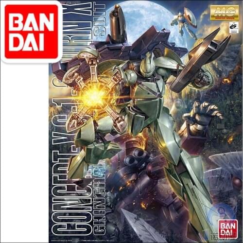 Japaness BANDAI Gundam MG 1/100 Model TURN X CONCEPT-X6 Mobile Suit Assemble Model Action Figures