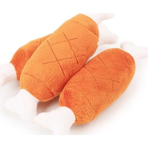 2021 Fashionable Bone Dog Activity Toys Cute Pet Dog IQ Bite Chew Soft Plush Toy Pet Bone Toy