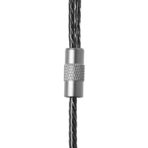 3.5mm Jack DIY Replacement Headphone Audio Cable Maintenance Wire With MIC 1.25m LX9B