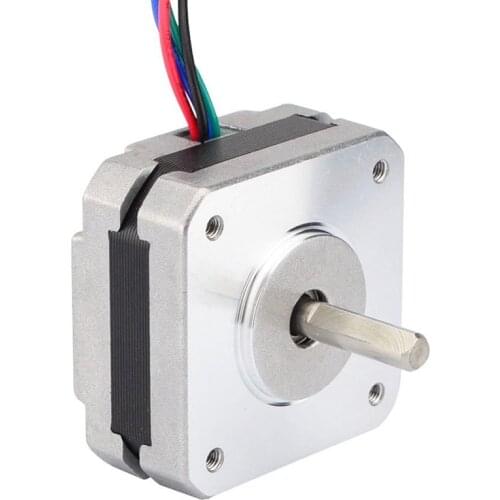 WSFS Hot 17Hs08-1004S 4-Lead Nema 17 Stepper Motor 20Mm 1A 13Ncm(18.4Oz.In) 42 Motor Nema17 Stepper For Diy 3D Printer Cnc Xyz
