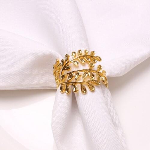 6pcs New woven ring napkin buckle napkin ring paper towel ring