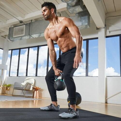 Aitonoble New Men Trainning Pants Gym Fall/Winter Running Men Jogging Fitness Pants Training Quick Dry Mens Cotton Pants