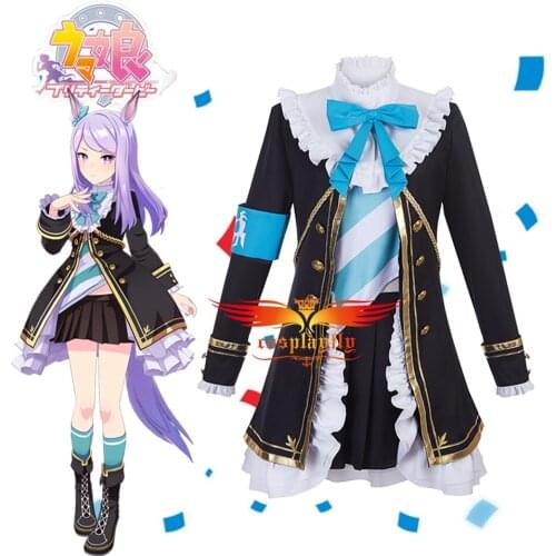 Anime Comic Umamusume Pretty Derby Mejiro McQueen Cosplay Costumes Special Week COS Women JK Uniform Top Skirt Bow Halloween