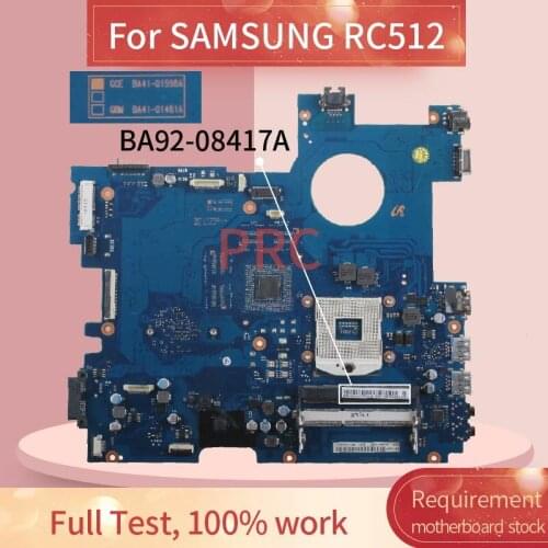 BA92-08417A For SAMSUNG RC512 Notebook Mainboard BA41-01599A HM65 DDR3 Laptop motherboard
