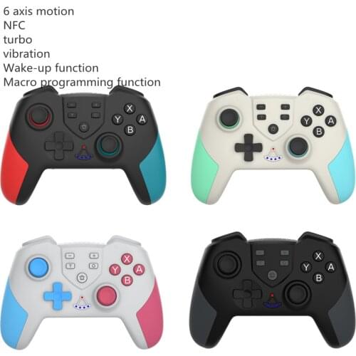 Wireless Game Controller For NS Switch Controller Bluetooth-compatible Gamepad For NS Switch Controller Joystick With NFC