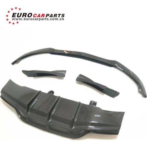 C63 PSM CARBON FIBER front skirt rear diffuser for C class W205 C63 COUPE carbon front lip rear spoiler