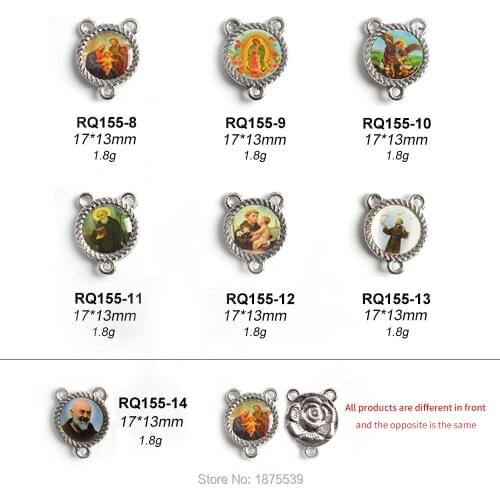 Rosary Center Catholic Saint Figures Holy Family Guadalupe St Michael Pio Anthony