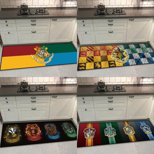 Anime Fantasy Magic College Long Floor Doormat Rug Carpet Kitchen Home Living Room Non-Slip Mat Cartoon