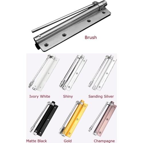 Door Closer Single Spring Strength Adjustable Surface Mounted Stainless Steel Automatic Closing Fire Rated Door Hardware 30kg