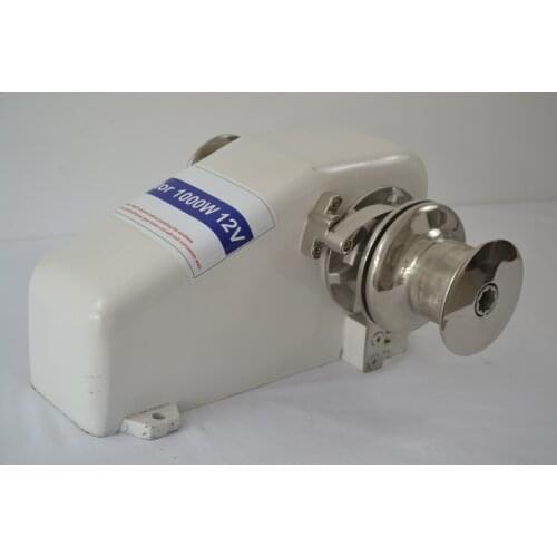 12V 24V 1000W Horizontal Anchor Winch Windlass With Twin Capstan For Boat 33ft to 49ft A1012