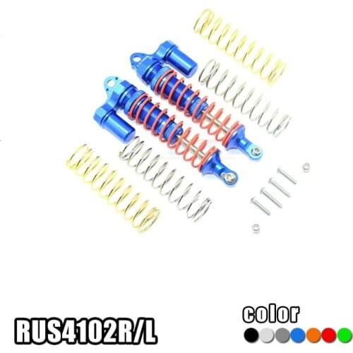 GPM ALUMINUM REAR ADJUSTABLE L-SHAPE PIGGY BACK SHOCKS 102MM For TRAXXAS SLASH 4X4 LOW-CG 68086-21 RC Upgrade