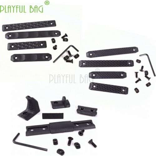 Outdoor sports interesting toys JinJi JiQu HK416 Honeycomb Handguard G10 MLOK KEYMOD Water bullet Gun Nylon Pop Handguard OD89