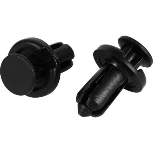 Fastener Clips 10mm Car Fender Rivet Plastic Hole Car Bumper Retainer Rivet Clip Universal Styling for Honda 50PCS