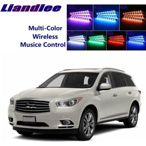 Liandlee Car Neon Color-Changing Light of Atmibient Inside Footwell Light For Infiniti QX60/JX35 2013~2019