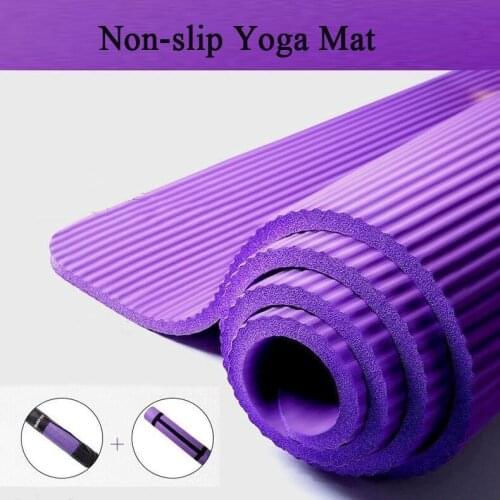 Yoga Matcase Thickness 10mm Non-slip Tasteless Fitness Home Exercises Gym Sports Pads 183*61cm Gymnastic Workout Yoga Mat