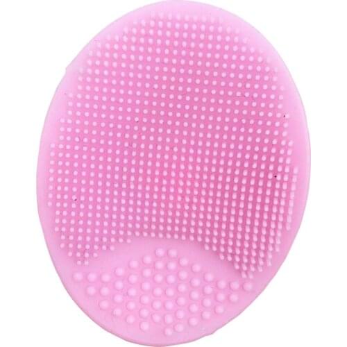 Soft Silicone Facial Cleansing Brush Face Washing Exfoliating Blackhead Brush Remover Skin SPA Scrub Pad Tool