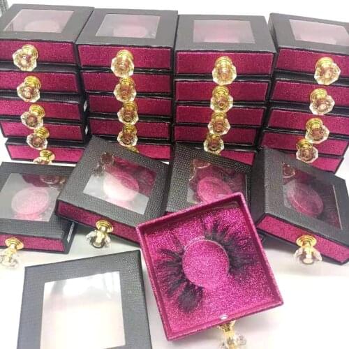 25mm Mink Eyelashes Make Up Lash Long Style Wholesale Make up Fake Lashes with Lash Package Drawer Lash Case Faux Cils Pestañas