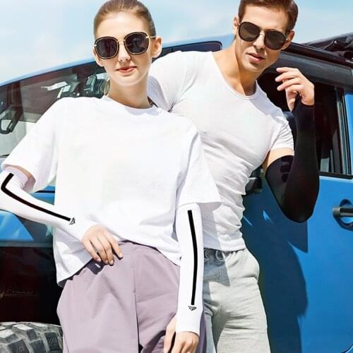 New 1 Pairs Unisex Sport Arm Sleeves GloversSun Protect Basketball Sunscreen Riding Sleeve Protection Gloves