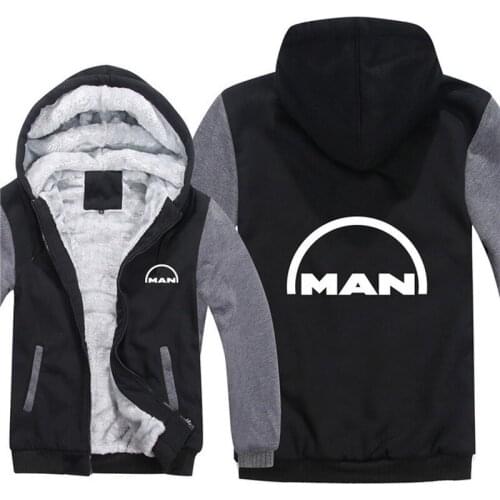 2020NEW MAN Truck Hoodies Men Fashion Coat Pullover Wool Liner Jacket MAN Truck Sweatshirts Hoody