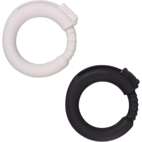 Wholesale 22-32mm Silicone Adjustable Cock Ring Delay Ejaculation Penis Enlarger Foreskin Penis Ring Male Chastity Device Sex To