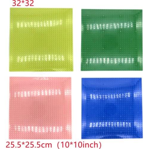 32X32 25.5cm Plastic Assembly Blocks Base Plates Figures City Classic Toys Building Blocks Baseplates Toys