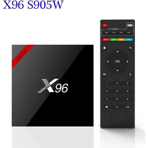 X96 S905W Smart Android 7.1 TV BOX 1GB/8GB 2GB/16GB Amlogic S905W 4K 2.4GHz WiFi X96W Set Top Fast Box PK X96 Mini TVBOX new