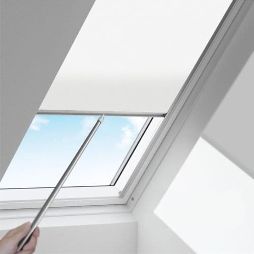 Manual Cellular Window Shades Cordless Honeycomb Blinds Light Filtering Non Blackout and Waterproof Fabric for Skylight